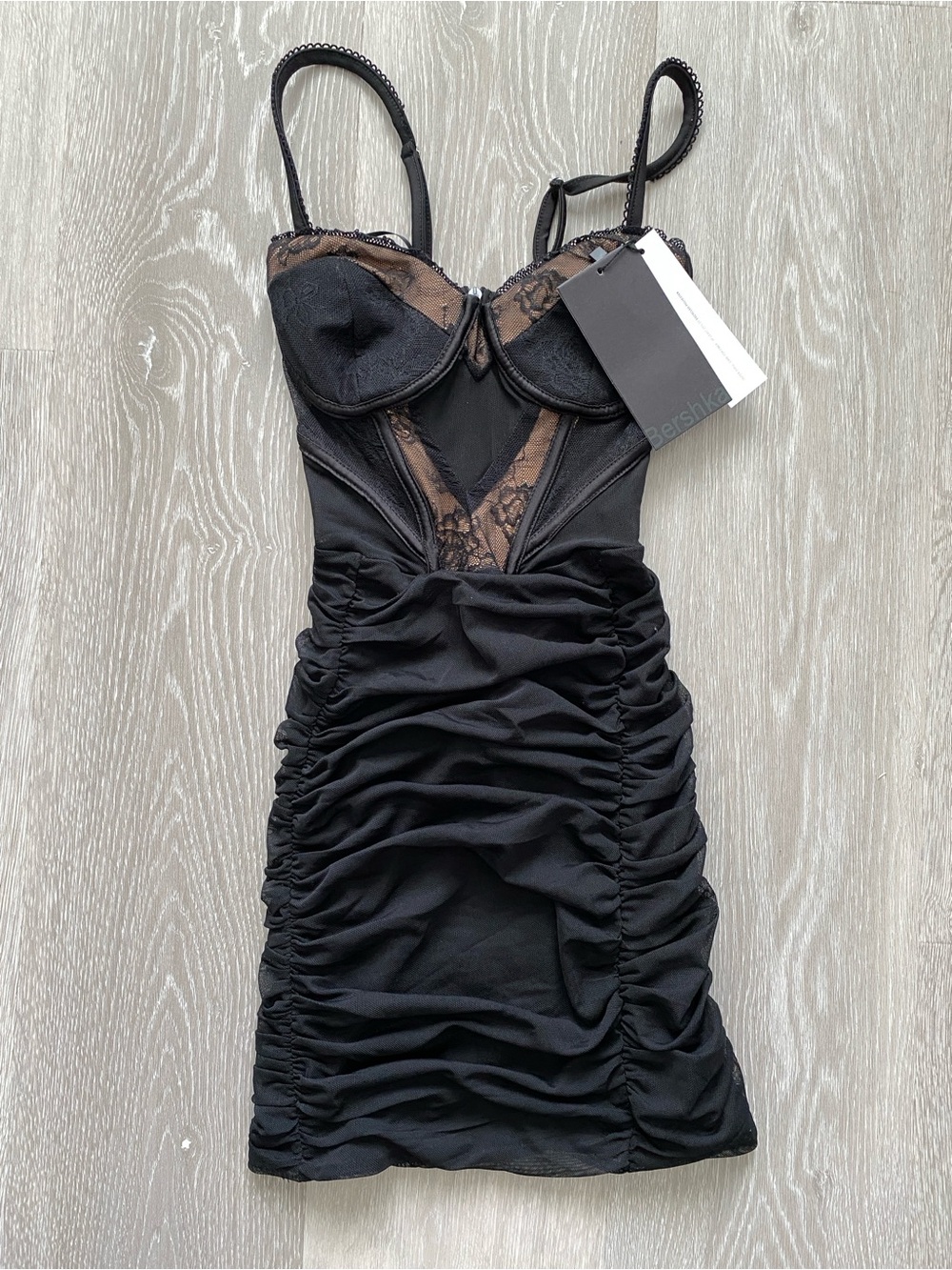 Bershka Lace Corset Mini Dress